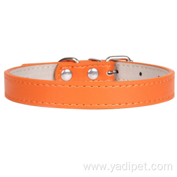 Adjustable Durable PU Dog Collar